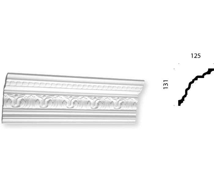 decorative plaster cornice