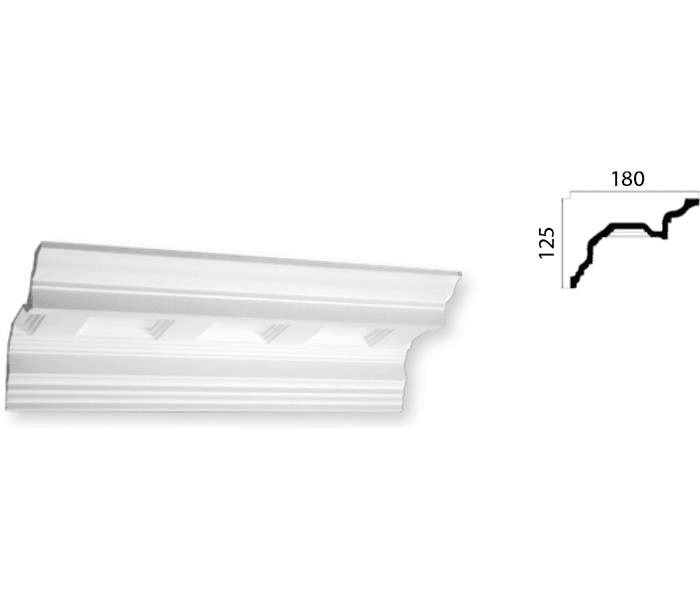 decorative plaster cornice