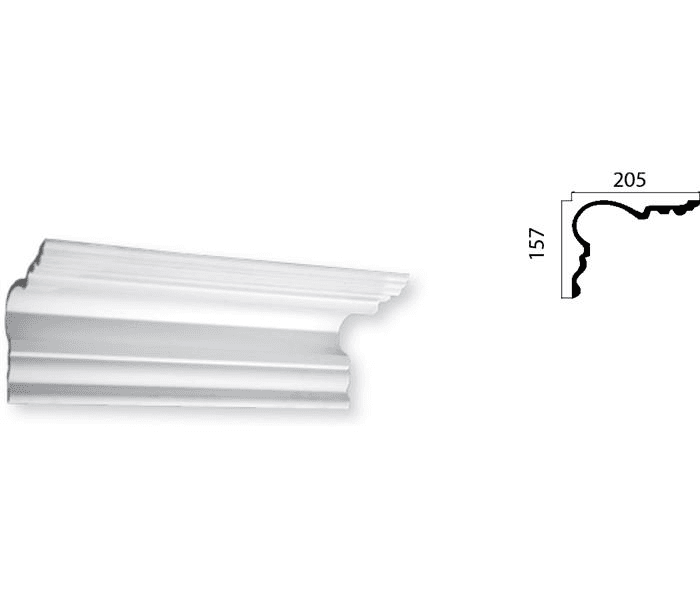 decorative plaster cornice