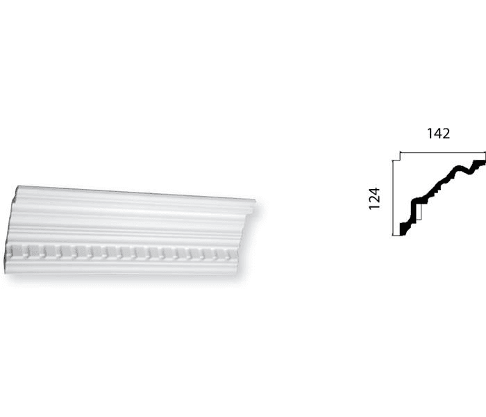 decorative plaster cornice